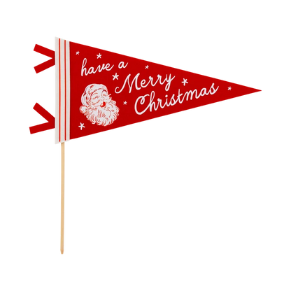 Merry Christmas Felt Pennant