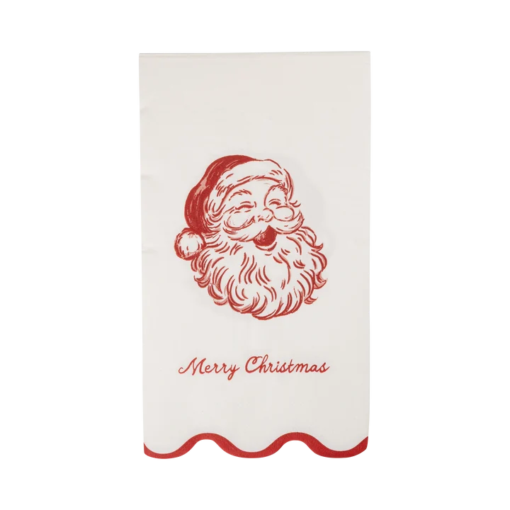 Santa Merry Christmas Dinner Napkin