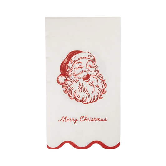 Santa Merry Christmas Dinner Napkin