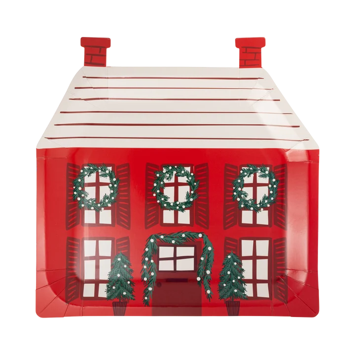 Holiday Home Plate - 10" wide