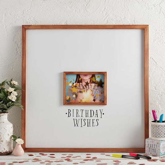 Wood Guest Book Sign - Birthday