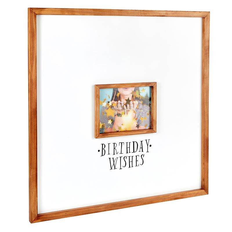 Wood Guest Book Sign - Birthday