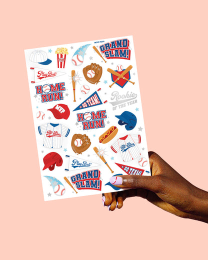 Home Run Tats - 25 temporary tattoos