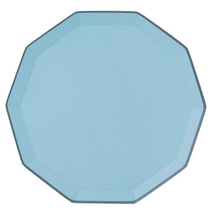 Sky Blue Signature Large Plates