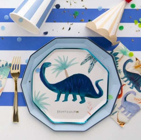 Sky Blue Signature Large Plates