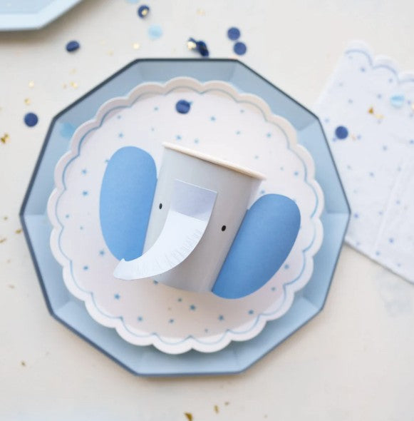 Sky Blue Signature Large Plates