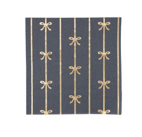 Midnight Blue Signature Bow Small Napkins