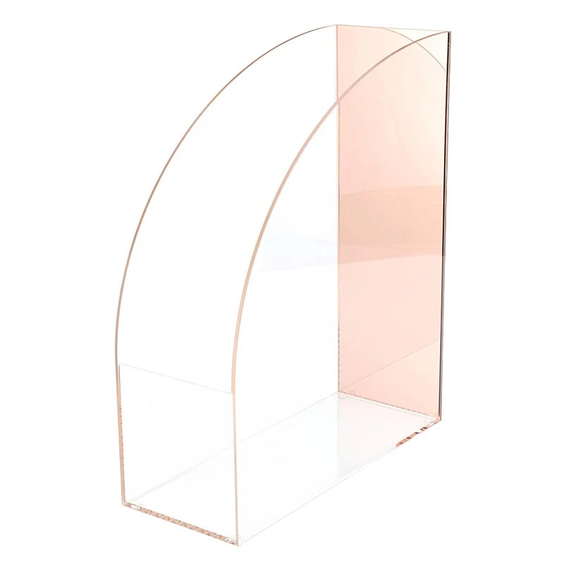 Acrylic Rose Magazine Holder