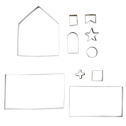 Gingerbread House Cookie Cutter Set Book Box - I'll be Home for Christmas