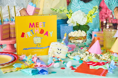 Meet Birthday Book & Cake Sipper Bundle