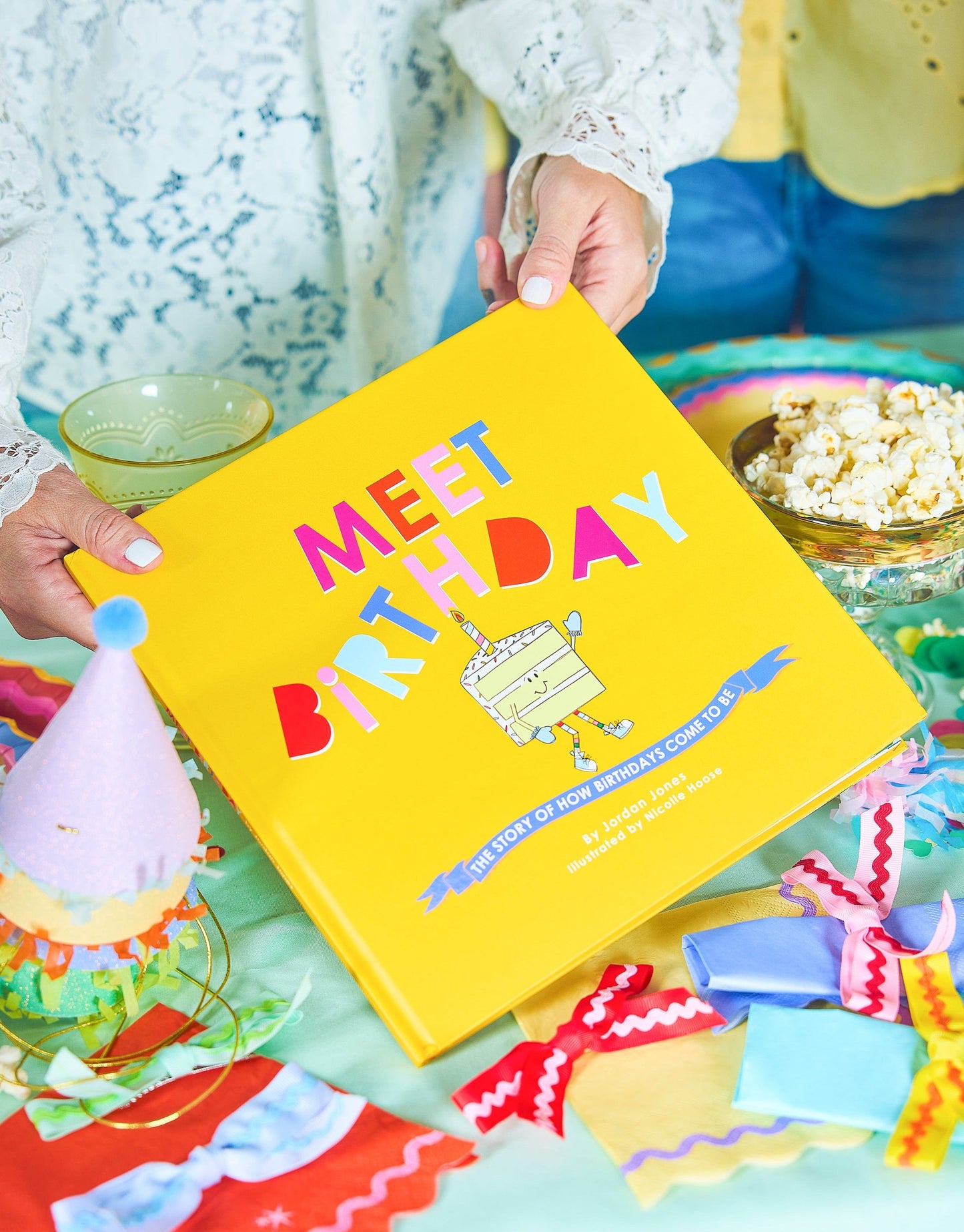 Meet Birthday Book & Cake Sipper Bundle