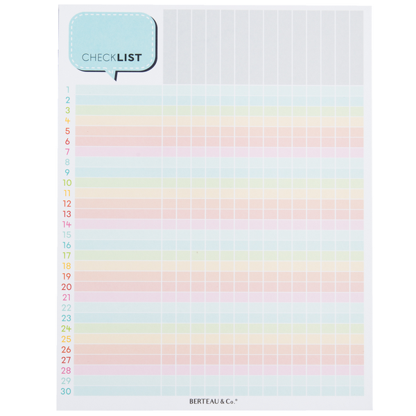 Notepad - CHECKLIST