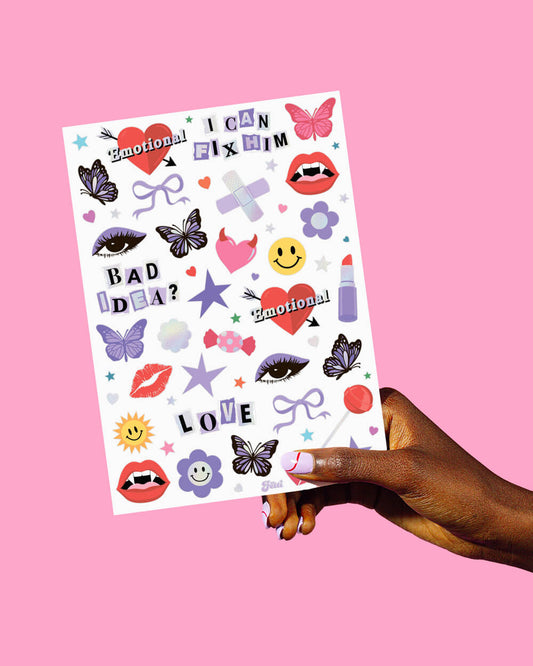 Good Idea Tats - 64 foil temporary tattoos