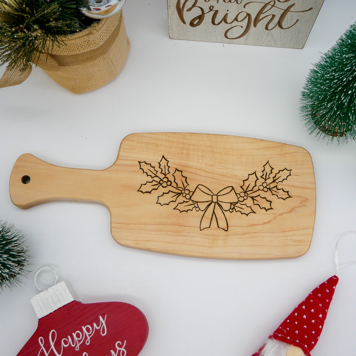 Holiday Wood Burned Cutting Board Kit