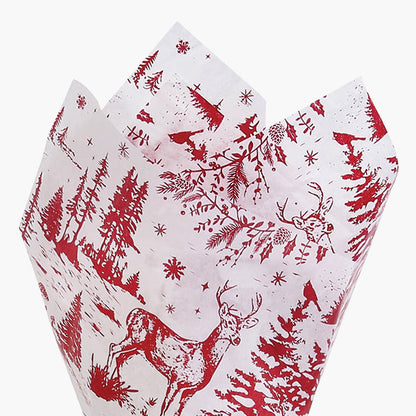 Woodland Toile Tissue Paper, 20x30"