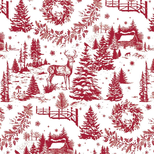 Woodland Toile Tissue Paper, 20x30"