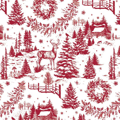 Woodland Toile Tissue Paper, 20x30"