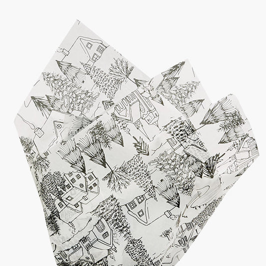 Winter Toile Tissue Paper 20x30"