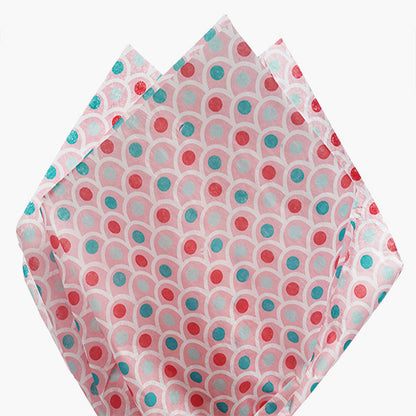 Scalloped Dots Tissue Paper, 20x30"