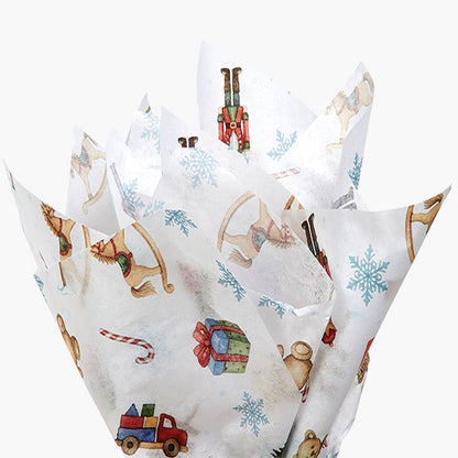 Santa's Toy Shop Tissue Paper, 20x30"