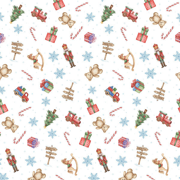 Santa's Toy Shop Tissue Paper, 20x30"