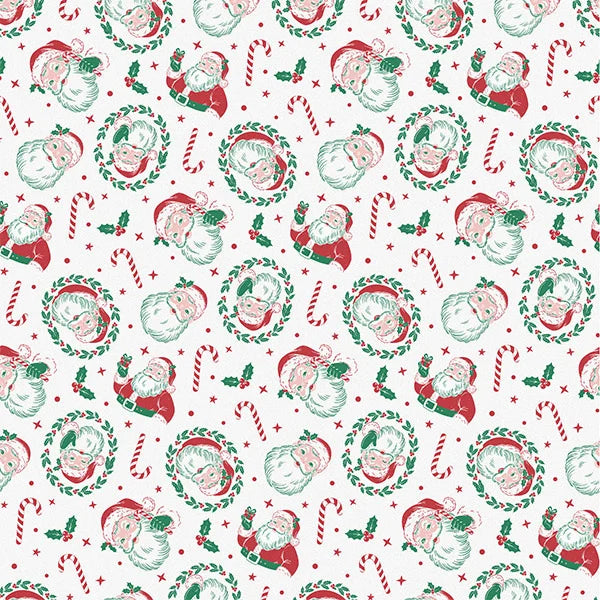 Twinkling Santa Tissue Paper, 20x30"