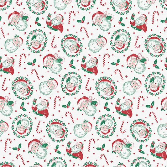 Twinkling Santa Tissue Paper, 20x30"