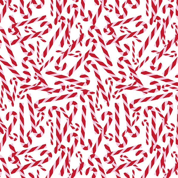 Candy Canes Tissue Paper 20x30"