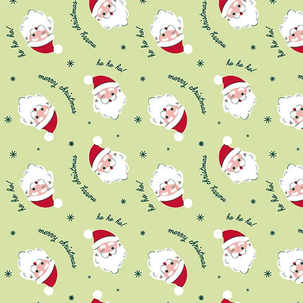 Cheerful Santa Tissue Paper 20x30"