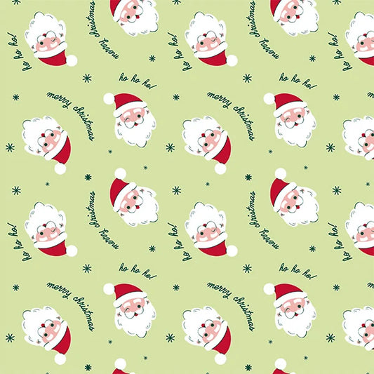 Cheerful Santa Tissue Paper 20x30"