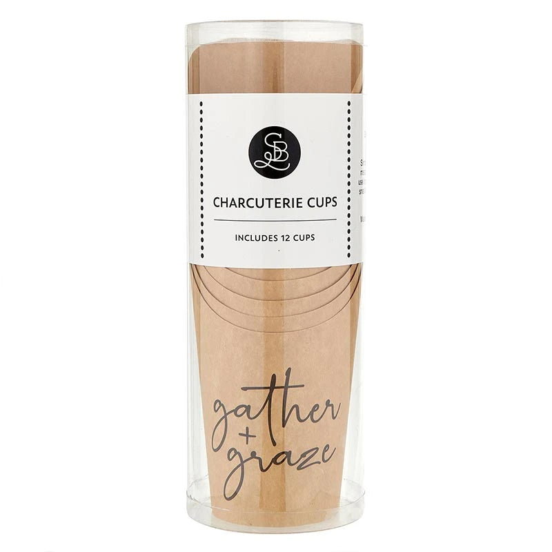 Paper Charcuterie Cups - Set of 12