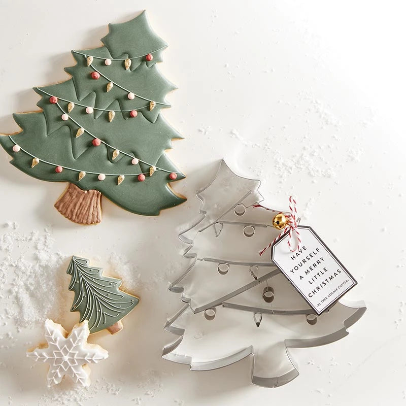 Silver XL Tree Cookie Cutter