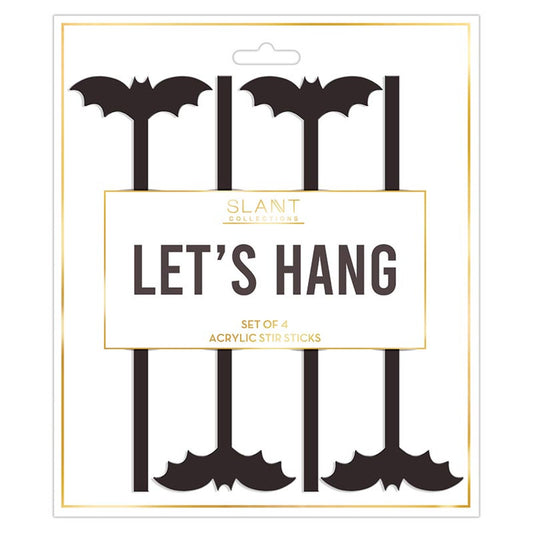 Acrylic Stir Sticks - Bat