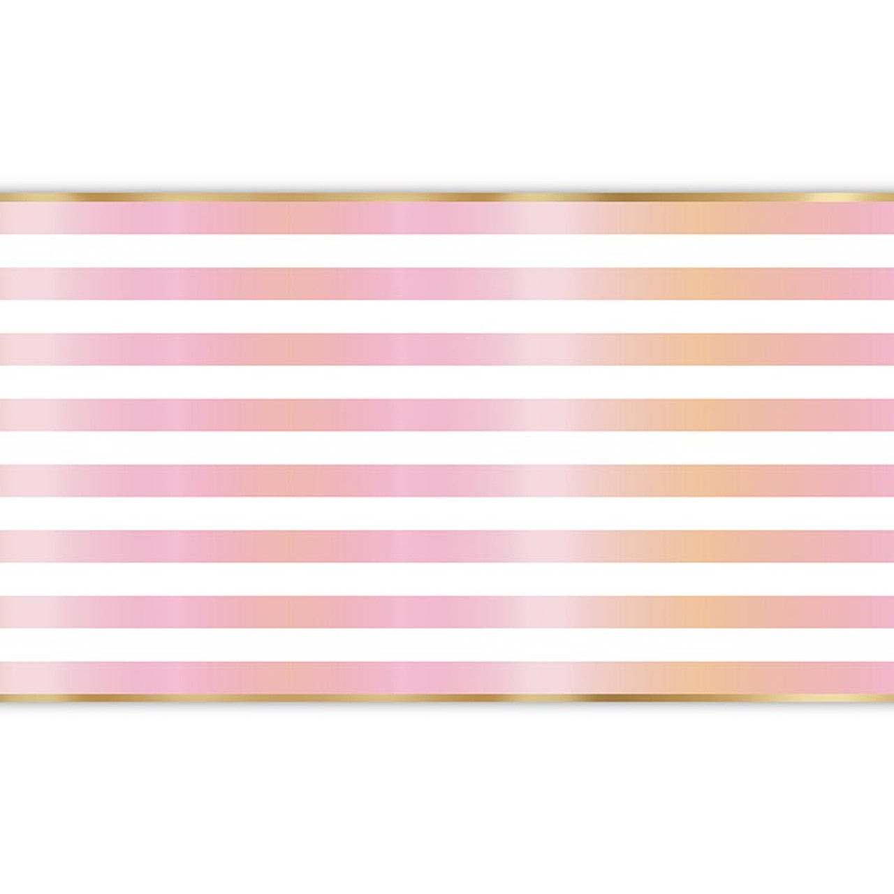 Foil Paper Table Runner - Birthday Stripe