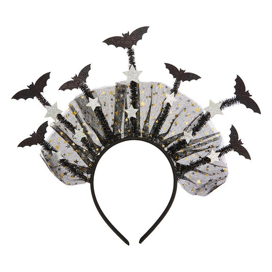 Headband - Bat Stars Halloween