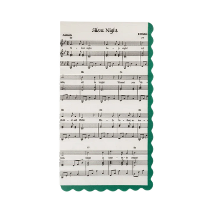 Christmas Music Dinner Napkin