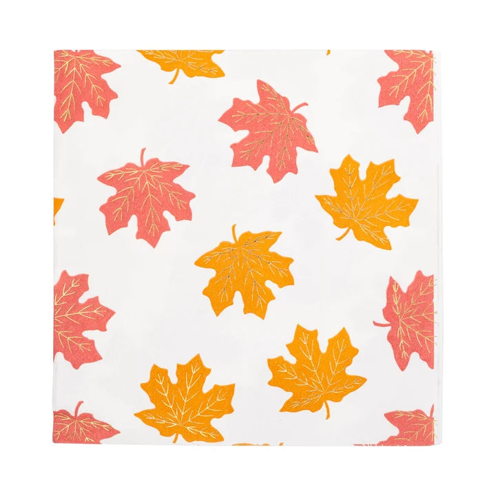 Fall Flora Cocktail Napkin