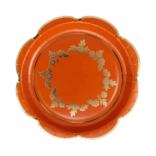 Floral Ring 9" Paper Plate (8ct)