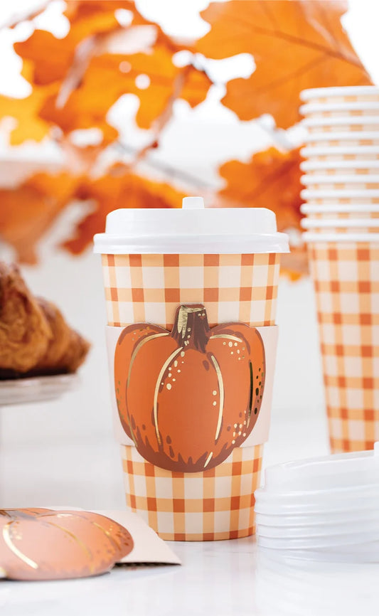 Pumpkin Plaid To Go Cup