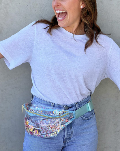 Multicolor Confetti Belt Bag