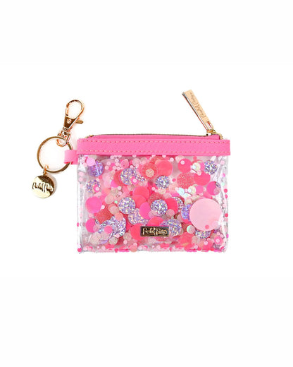 Spirit Squad Confetti Keychain Wallet