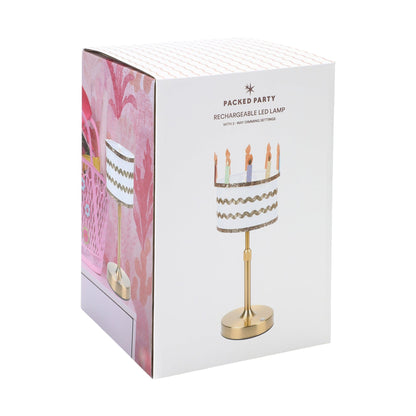 Birthday Cake Rechargeable LED Table Lamp