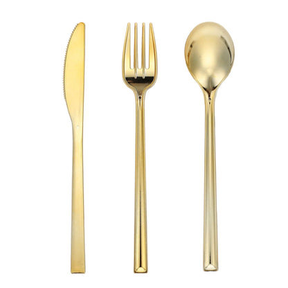 Gold Utensil Set (30 ct)