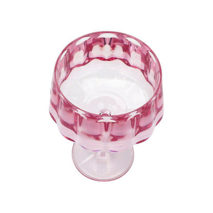 Pretty in Pink Reusable Coupe Glasses (set of 4)