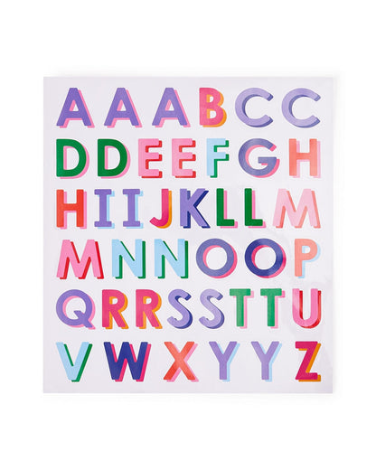 Vinyl Letter Sticker Pack