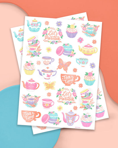 Let's Partea Tats - 61 foil temporary tattoos