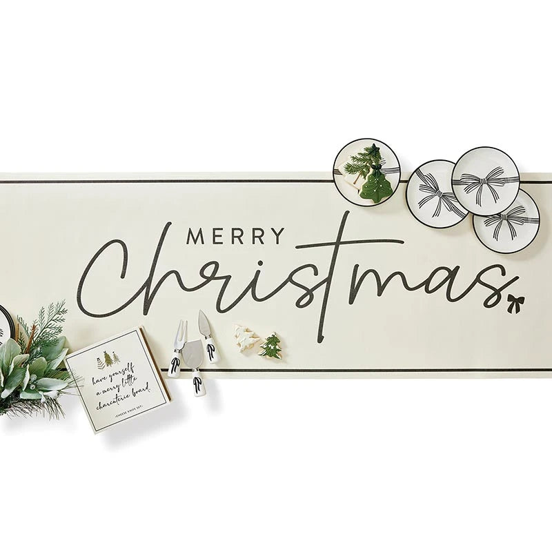 Paper Table Runner - Merry Christmas