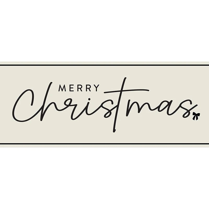 Paper Table Runner - Merry Christmas