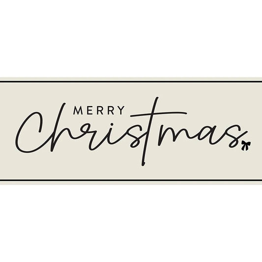Paper Table Runner - Merry Christmas