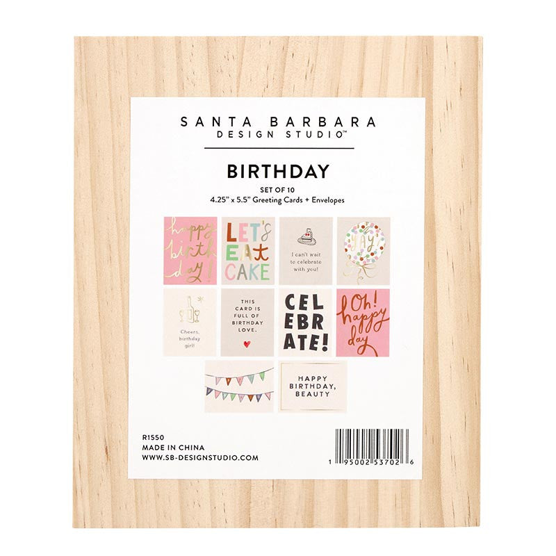 Birthday Boxed Greeting Cards